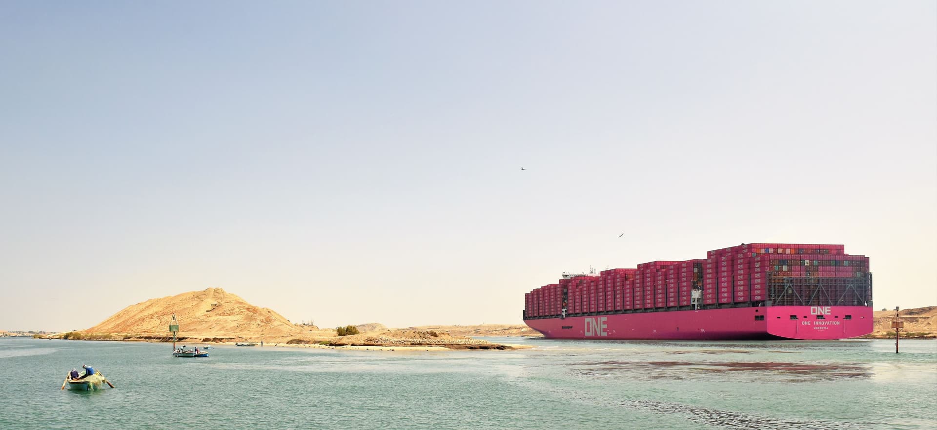 ONE vessel at berth