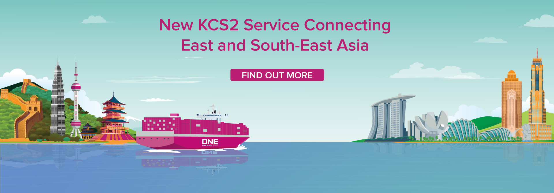 New KCS2 Service Connecting East and South-East Asia