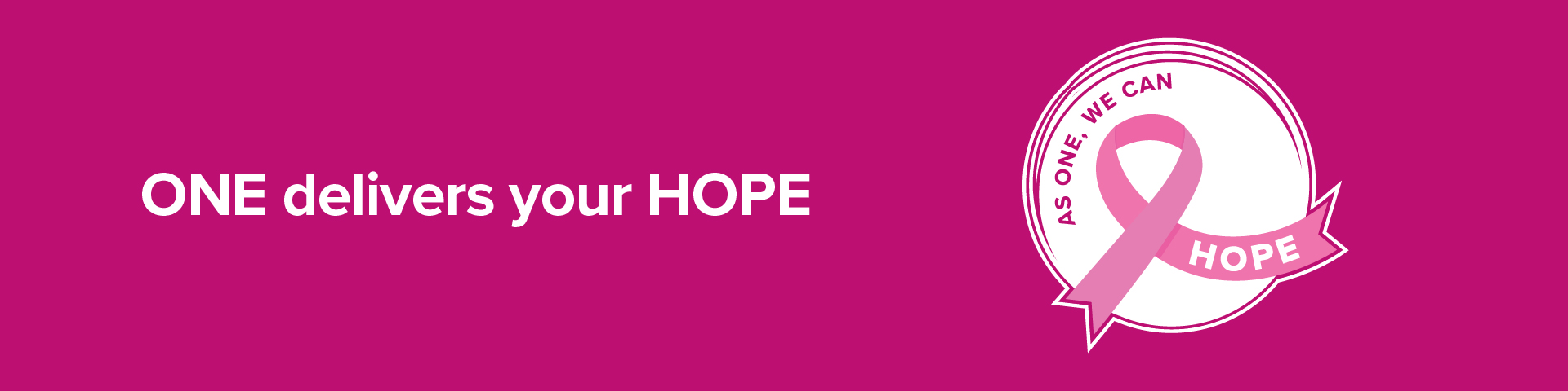 pink ribbon banner